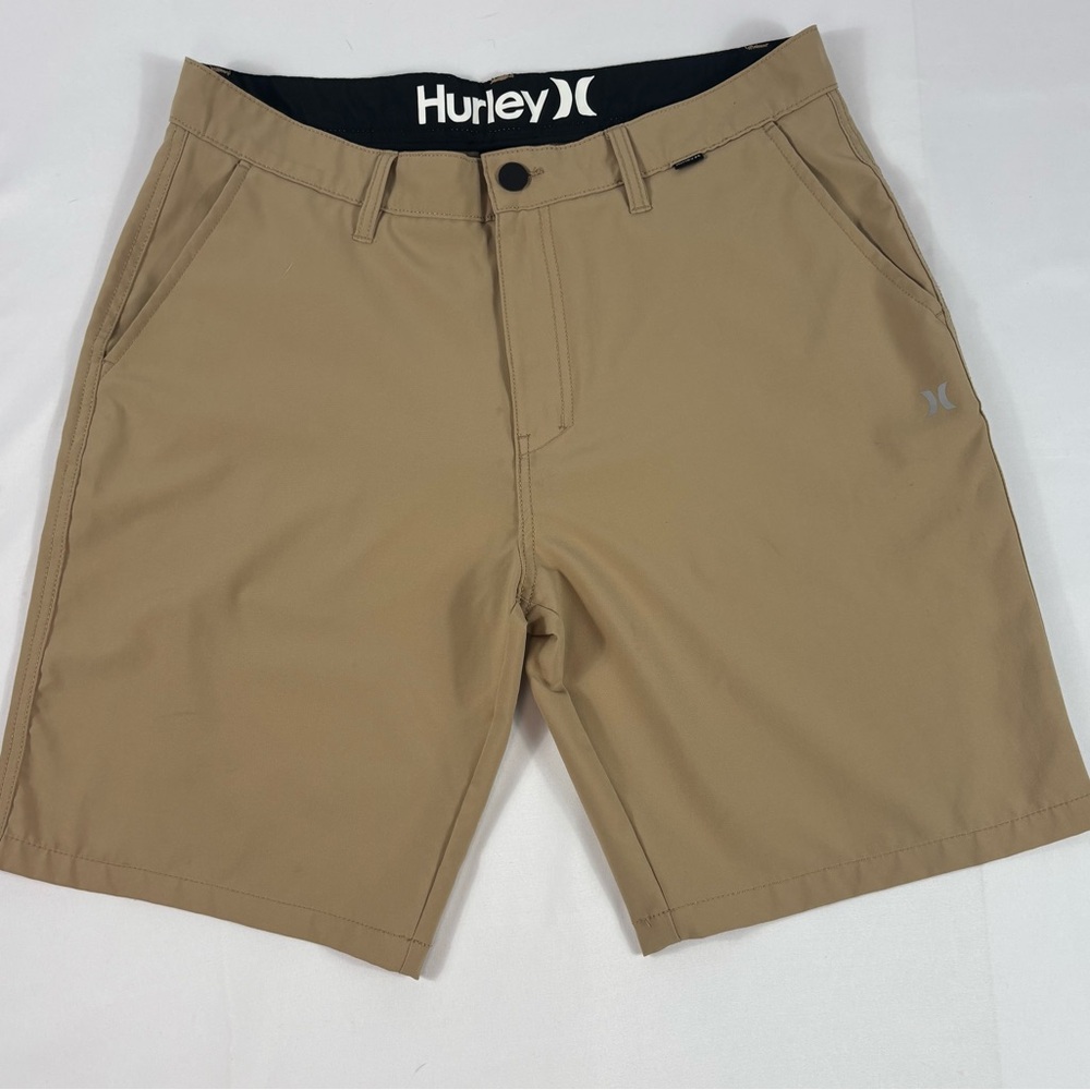 Hurley Men's Trek Hybrid Walk Shorts Khaki Tan Size 34